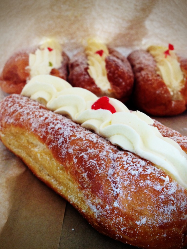 Cream doughnuts